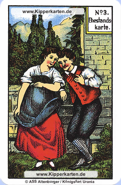 Original Kipperkarten die Ehestandskarte