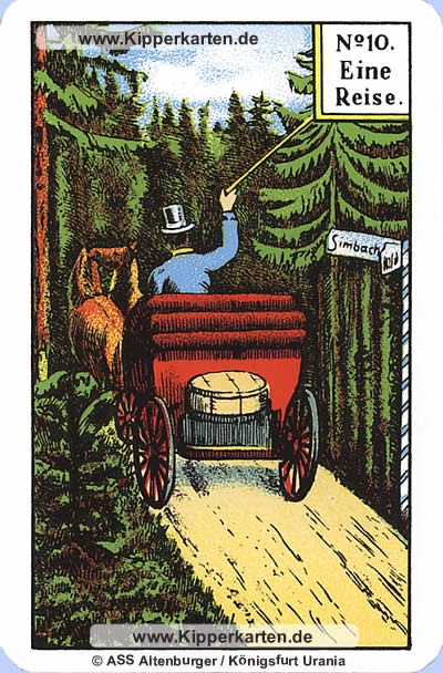 Original Kipperkarten eine Reise