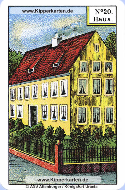 Original Kipperkarten das Haus