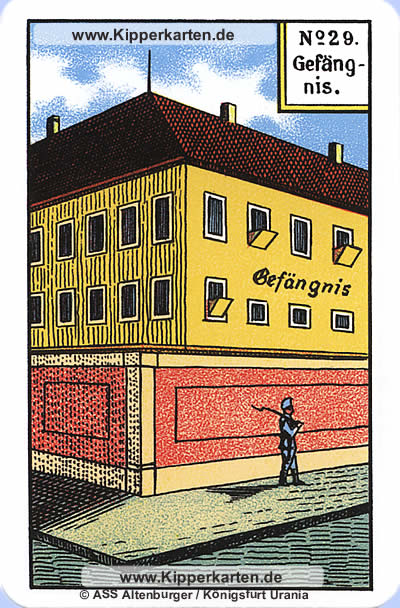 Original Kipperkarten das Gefängnis